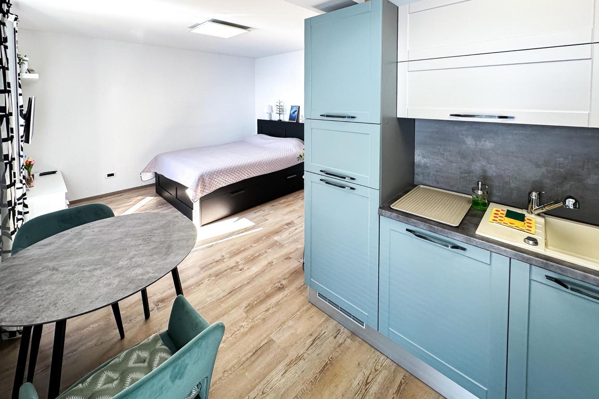 Studio Apartment Above Promenade W Terrace & Parking Rabac Exterior photo